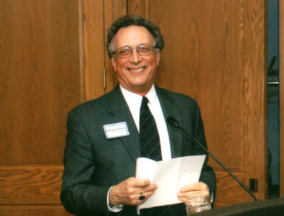 Dean Curtis P. Lawrence making comments at the 2004 excellence in Advising Award Reception