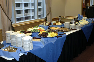 The food table