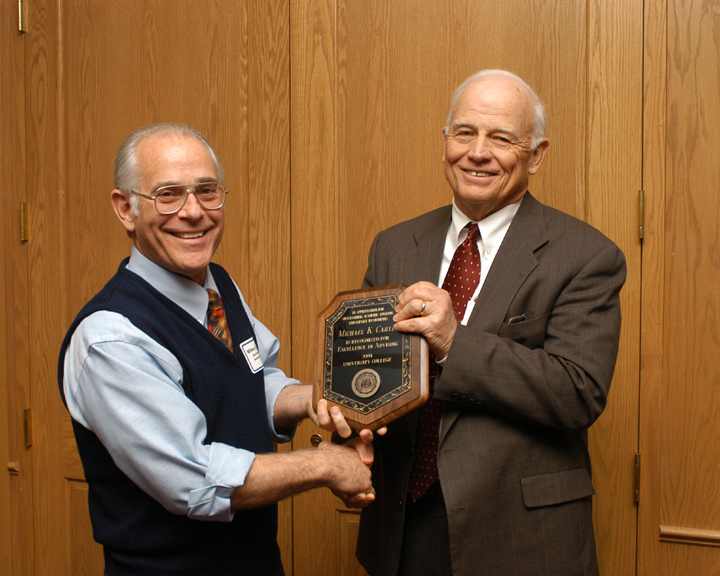 Mike Carley and President Keiser