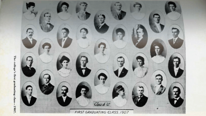 Inaugural class, 1906-07