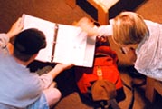 Studying in the Library