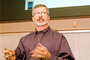 Faculty teaching in the classroom