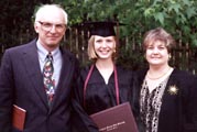 Graduating Student with Parents