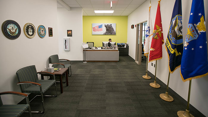 The Veteran Student Center office