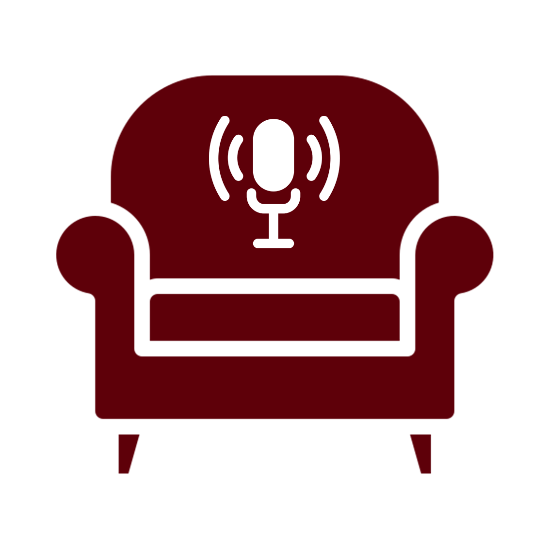 red chair with a microphone