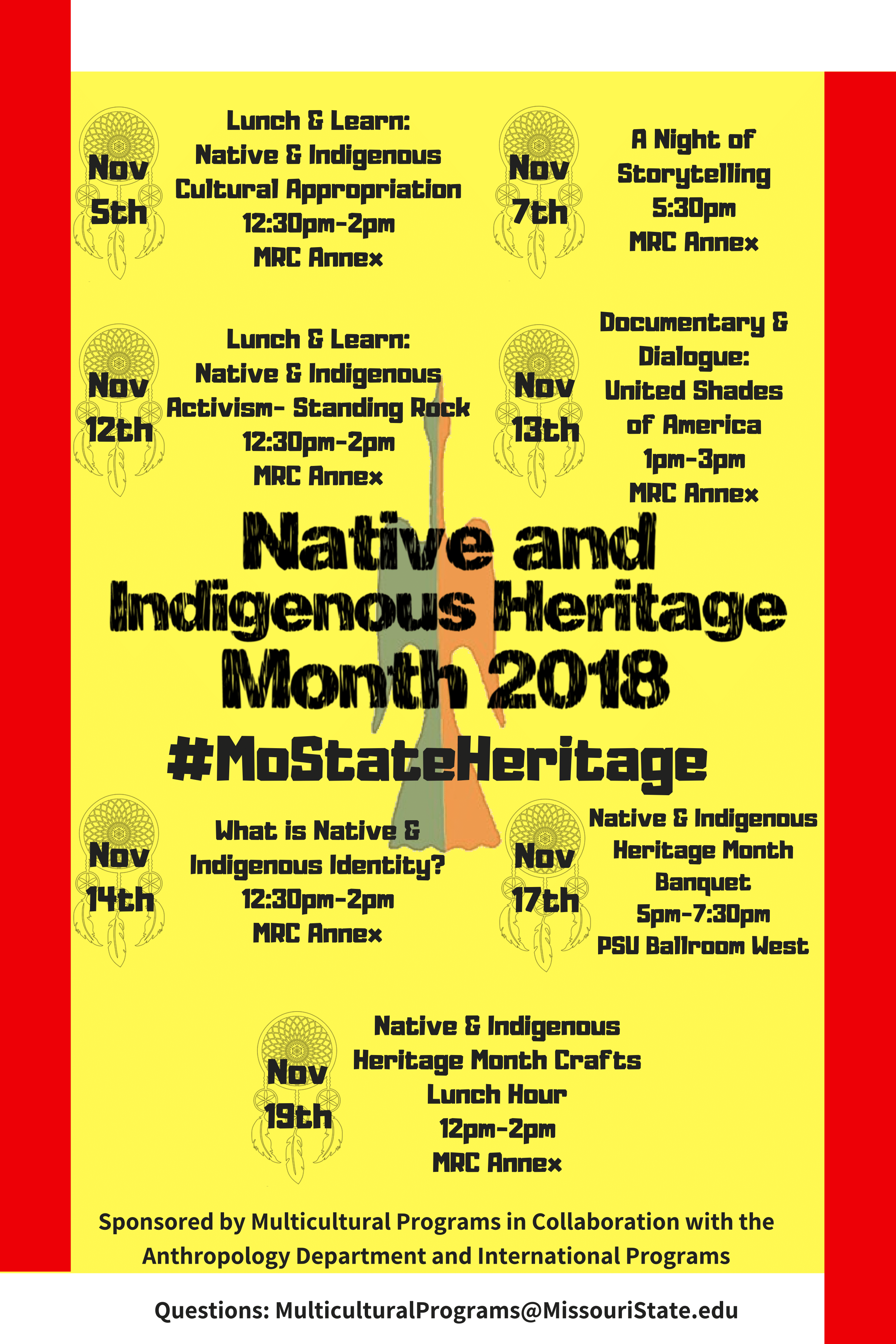 Native and Indigenous Heritage Month 2018
