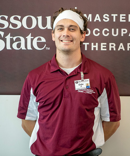 Gabe Purdy occupational therapy student at Missouri State