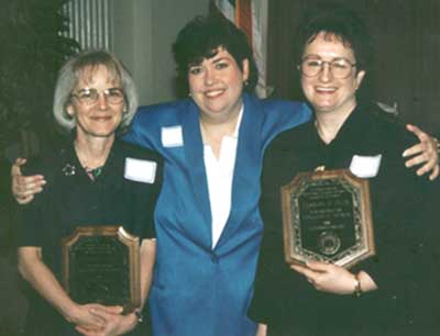 Kathy Davis with Susan Hom and Veronica Mays
