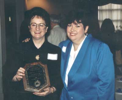 Kathy Davis with Veronica Mays