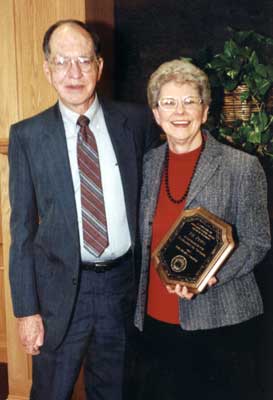 Faculty recipient J.B. Petty with Bill Petty