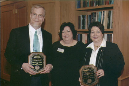 Kathy Davis with George Connor and Debbie Goodale