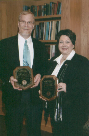 2006 Excellence in Advising Award Recipients George Connor and Debbie Goodale