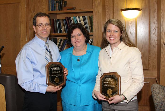 2008 Excellence in Advising Award winners