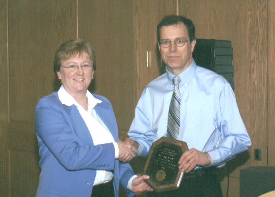 Dr. Cynthia Pemberton with  David Lutz