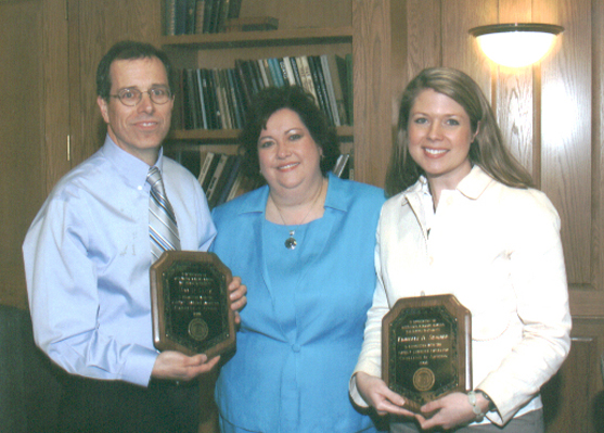 David and Kimberly with Kathy Davis