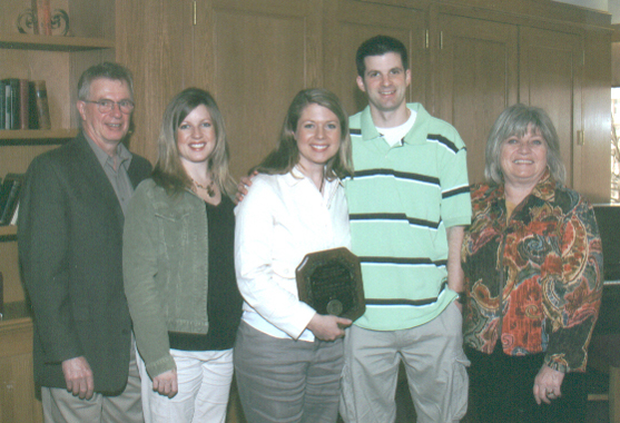 Kimberly and her family