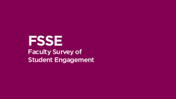 FSSE - Faculty Survey of Student Engagement