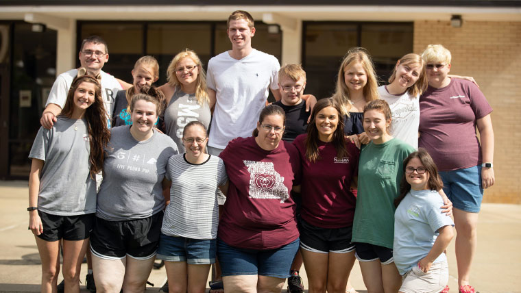 A group photo of Bear POWER program participants. 