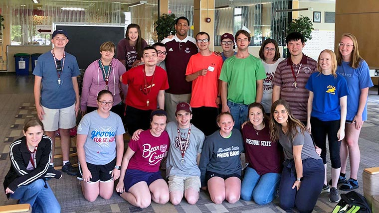 Group portrait of Bear POWER students. 