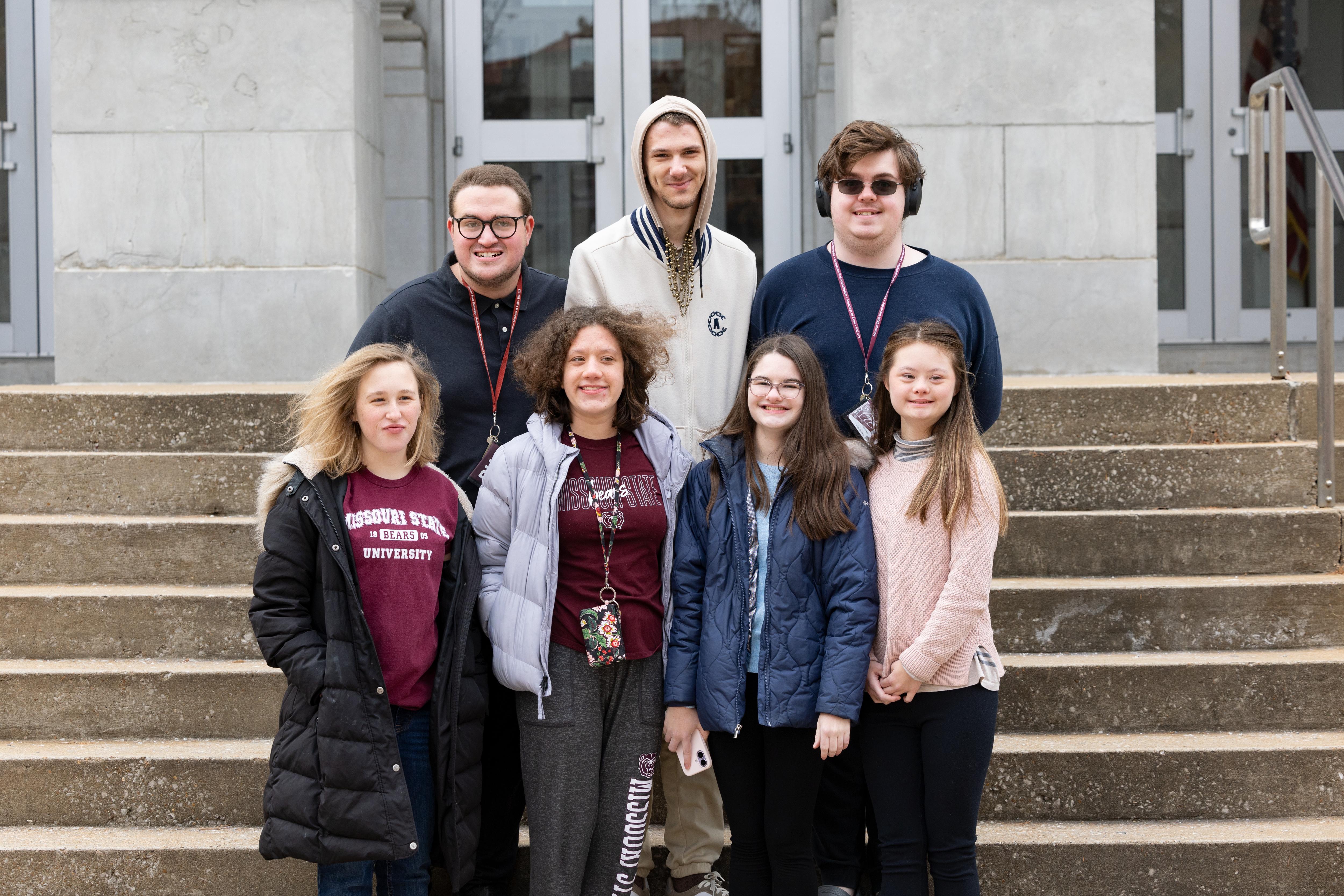 Group portrait of Bear POWER students.