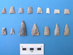 Photo of arrowpoints from Henson Cave