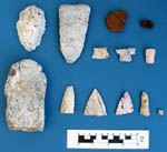 Photo of artifacts from I-70 project
