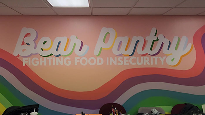 A picture of the Bear Pantry wall mural 