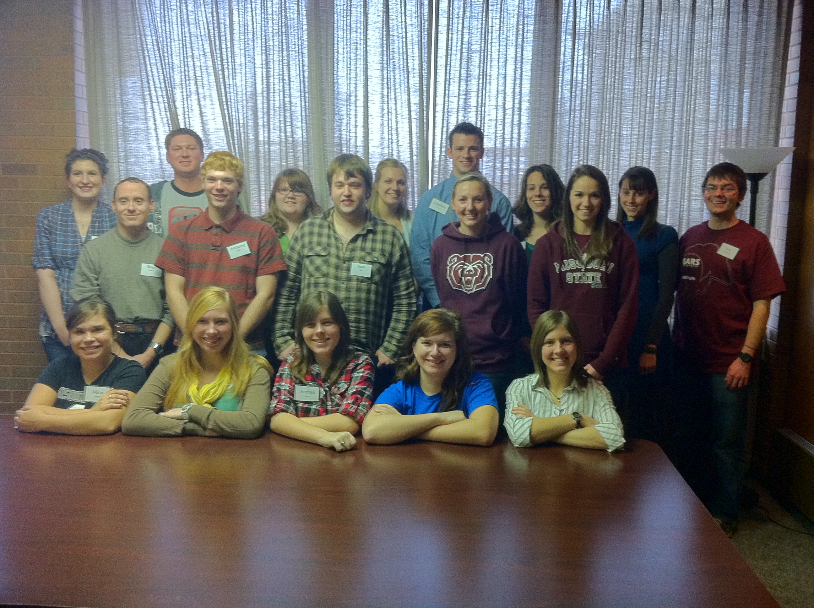 CRC student volunteers