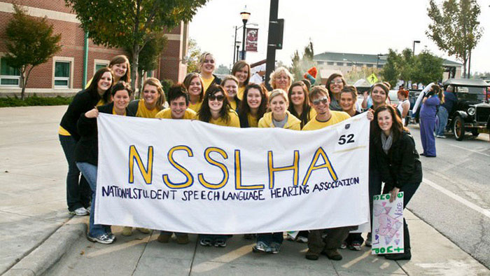 Members of the National Student Speech-Language Hearing Association