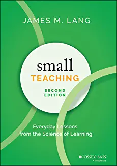 Book cover 'small teaching' by James Lang
