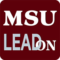 MSU LEAD ON logo
