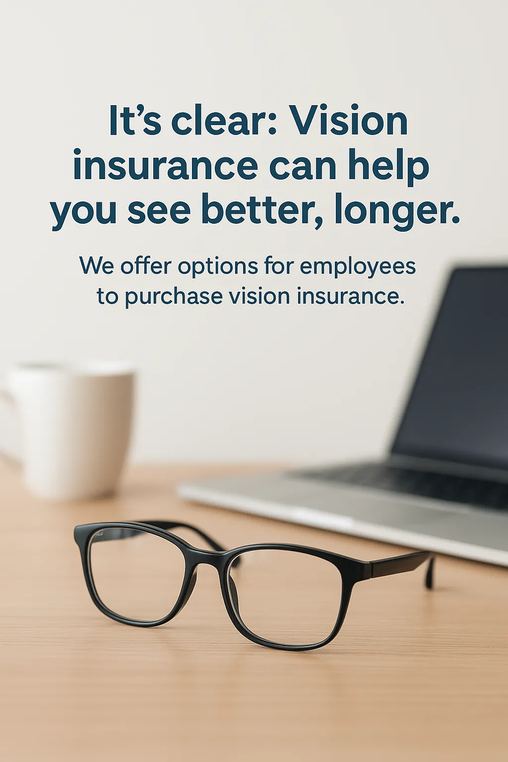 Vision insurance can help you see clearer, longer.