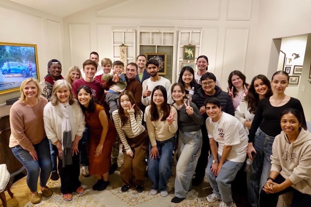 Group photo of students from a diverse background