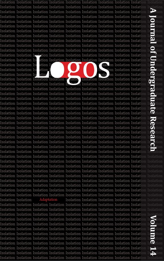 The cover of LOGOS: A Journal of Undergraduate Research Volume 14