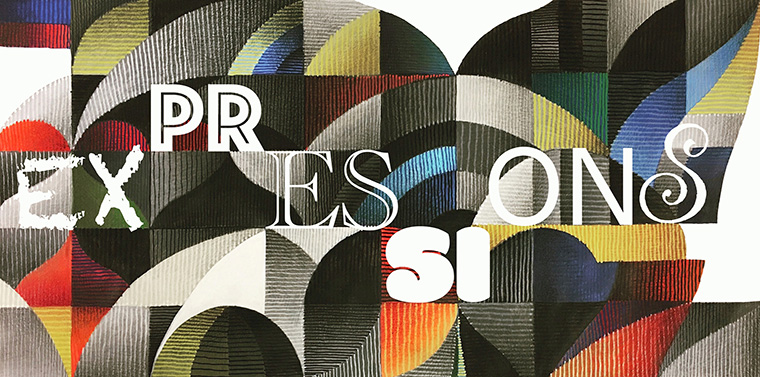 Graphics that reads "Expressions"