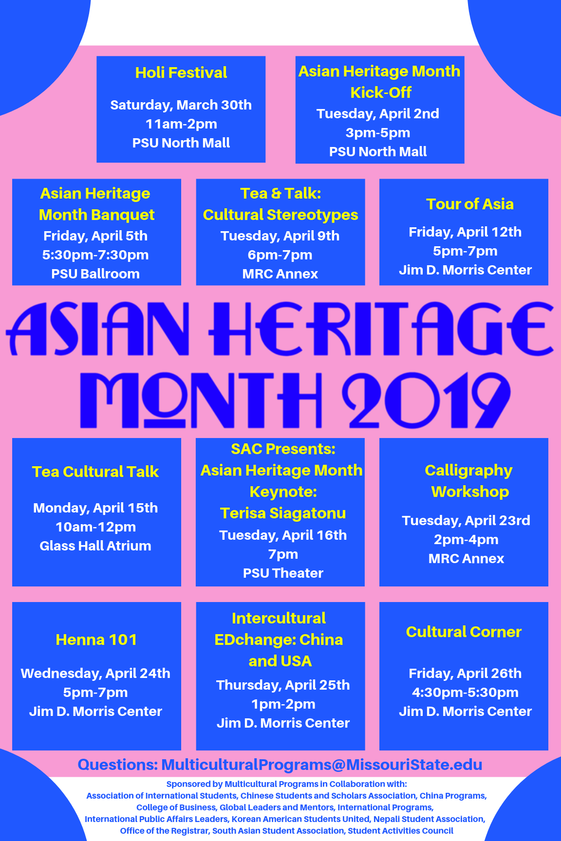 Asian Heritage Month 2019