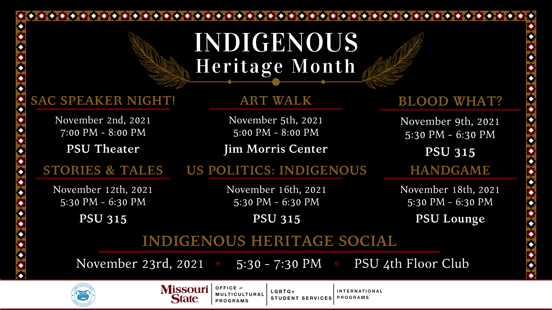 Native American Indigenous Heritage Month 2021