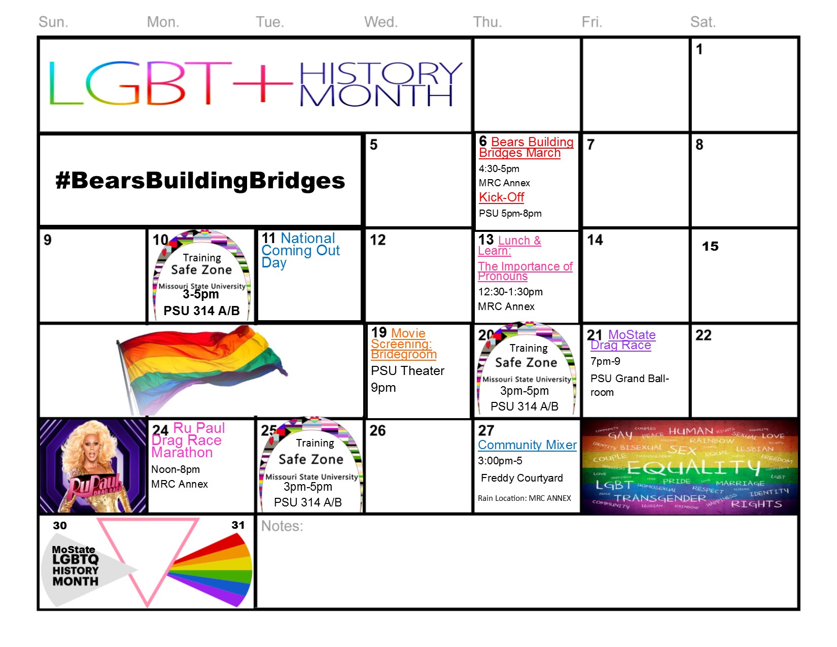 LGBTQ+ Pride Month 2016