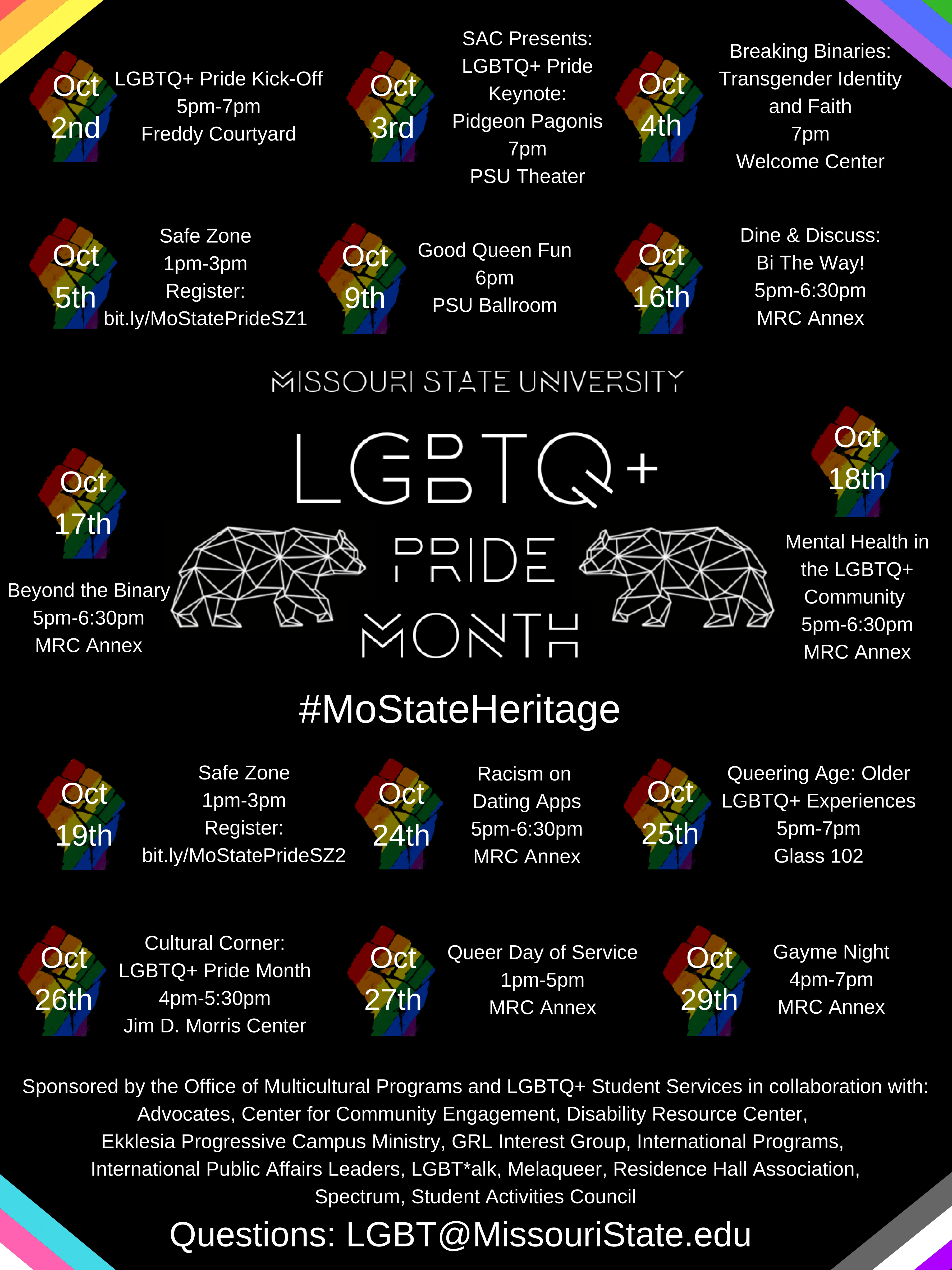 LGBTQ+ Pride Month 2018