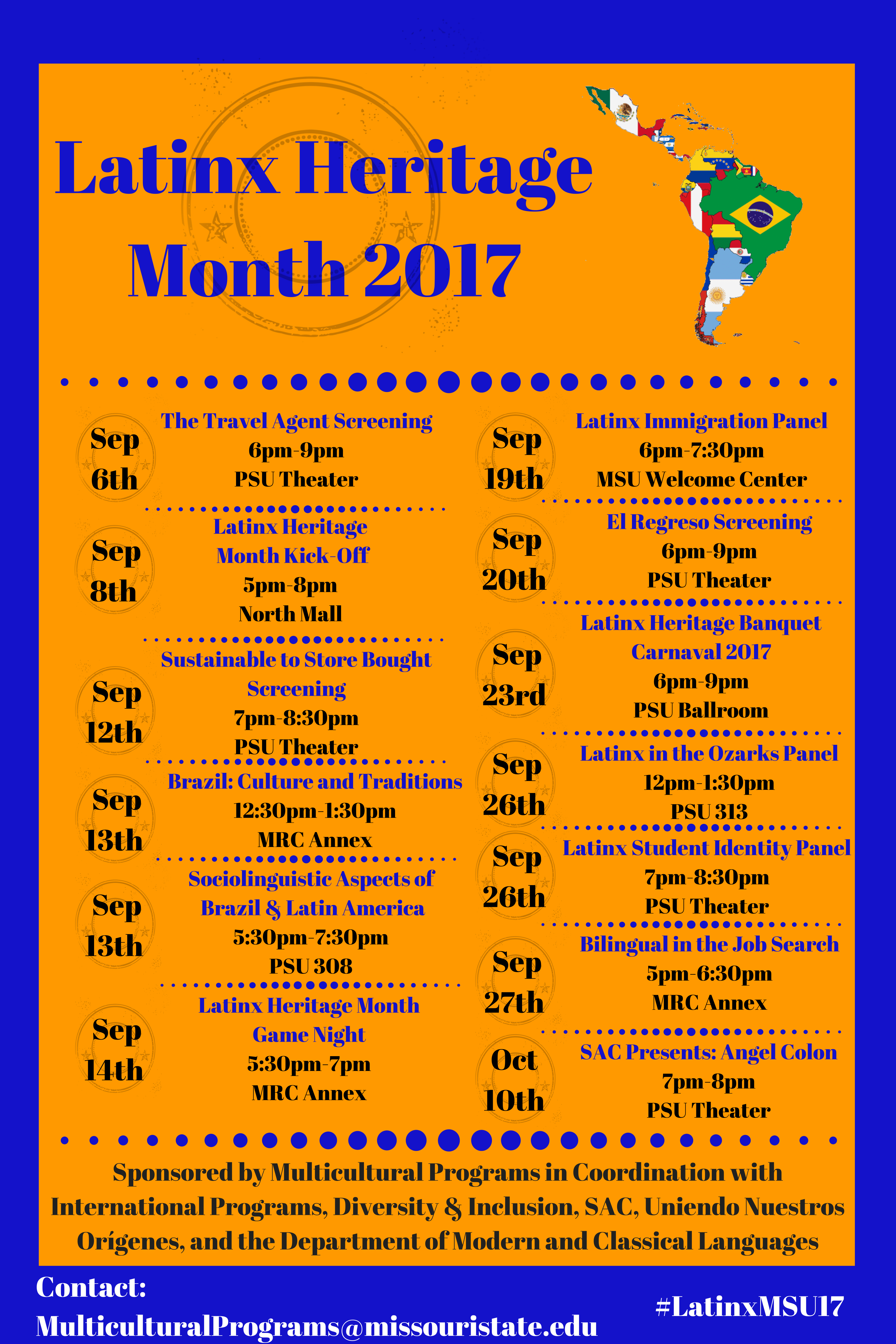 Latinx Heritage Month 2017