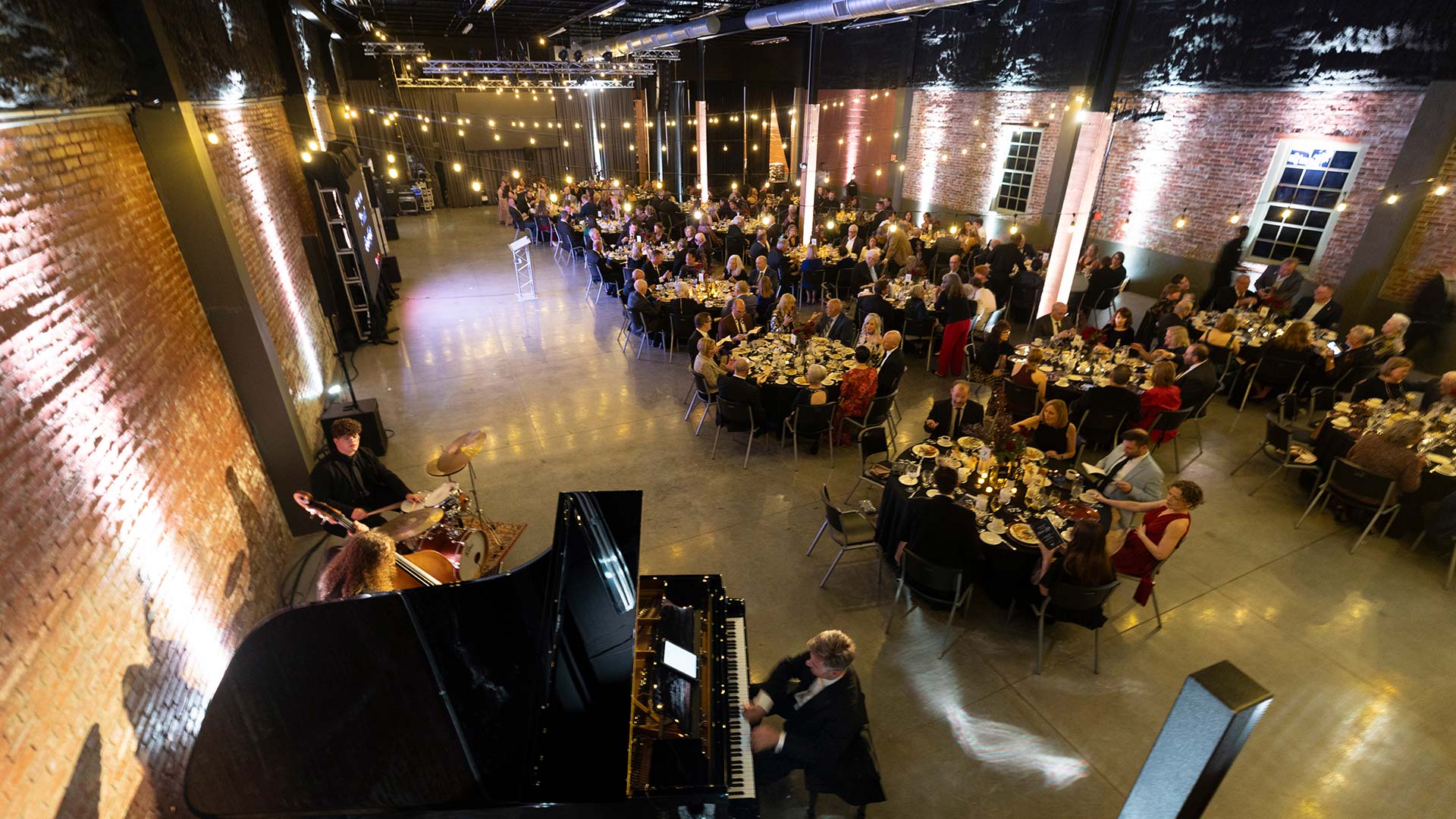 Group view at choral gala event