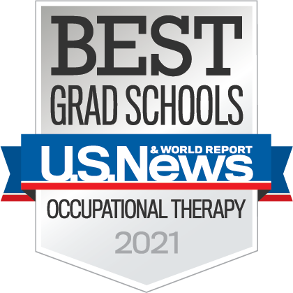 U.S. News & World Report logo for best graduate programs in occupational therapy.