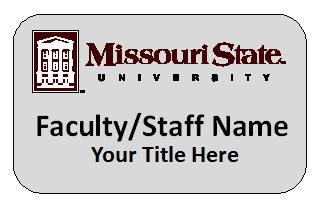 Name Badge - Faculty/Staff