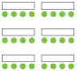 Layout of rows with tables.