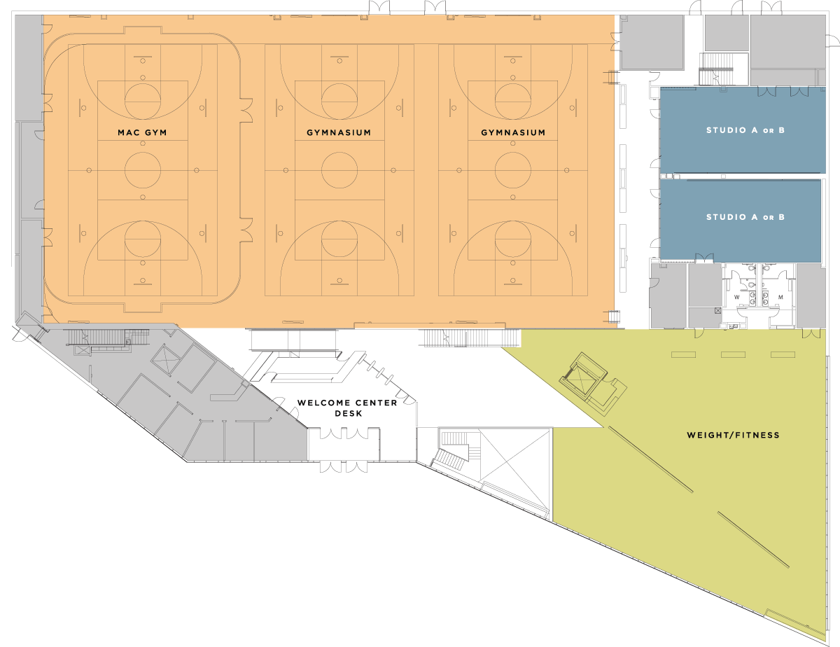 Maps And Floor Plans Facilities Campus Recreation Missouri State
