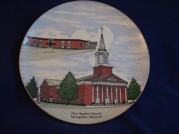 Baptist church plate