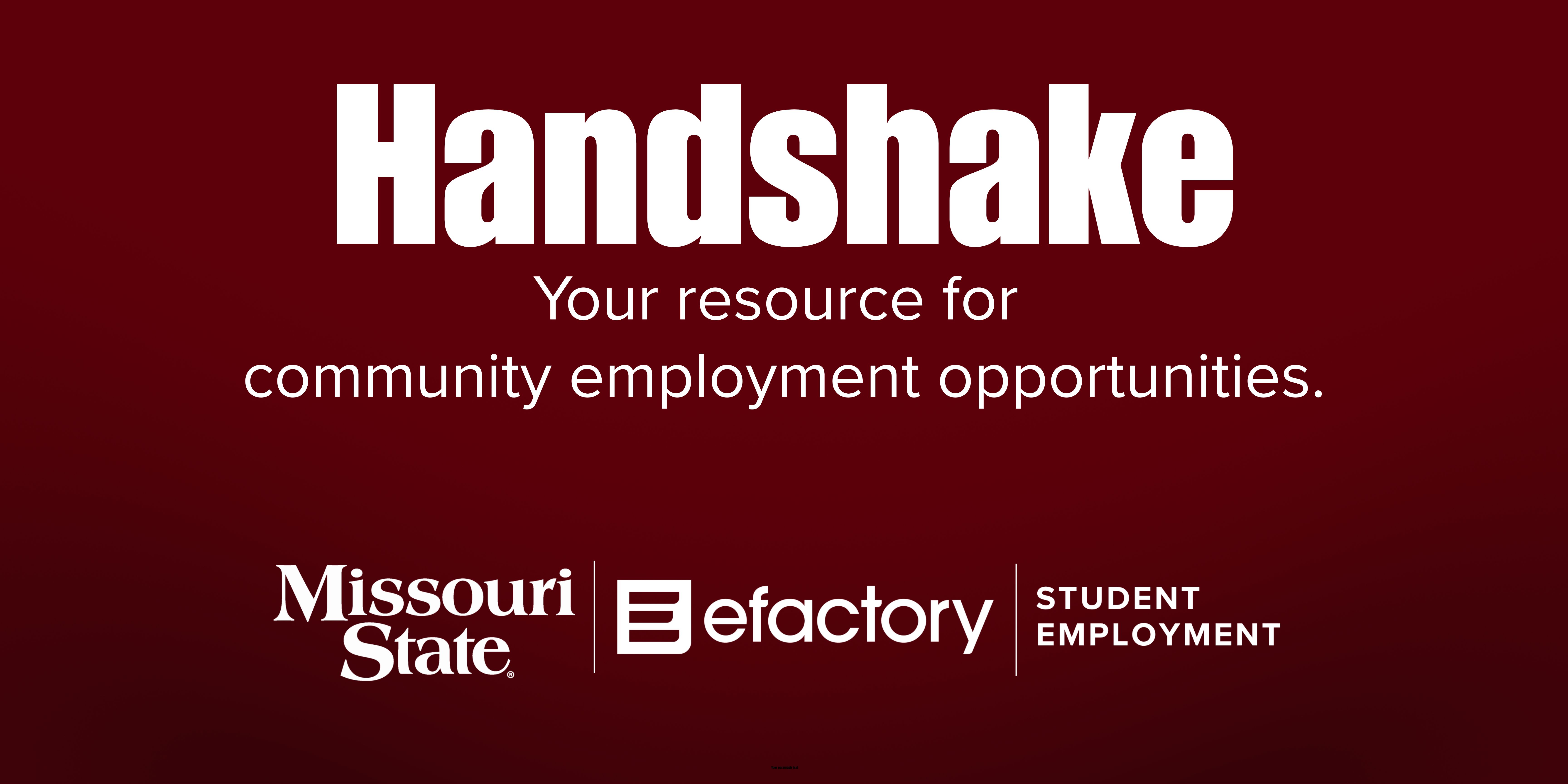 Find a community job on Handshake