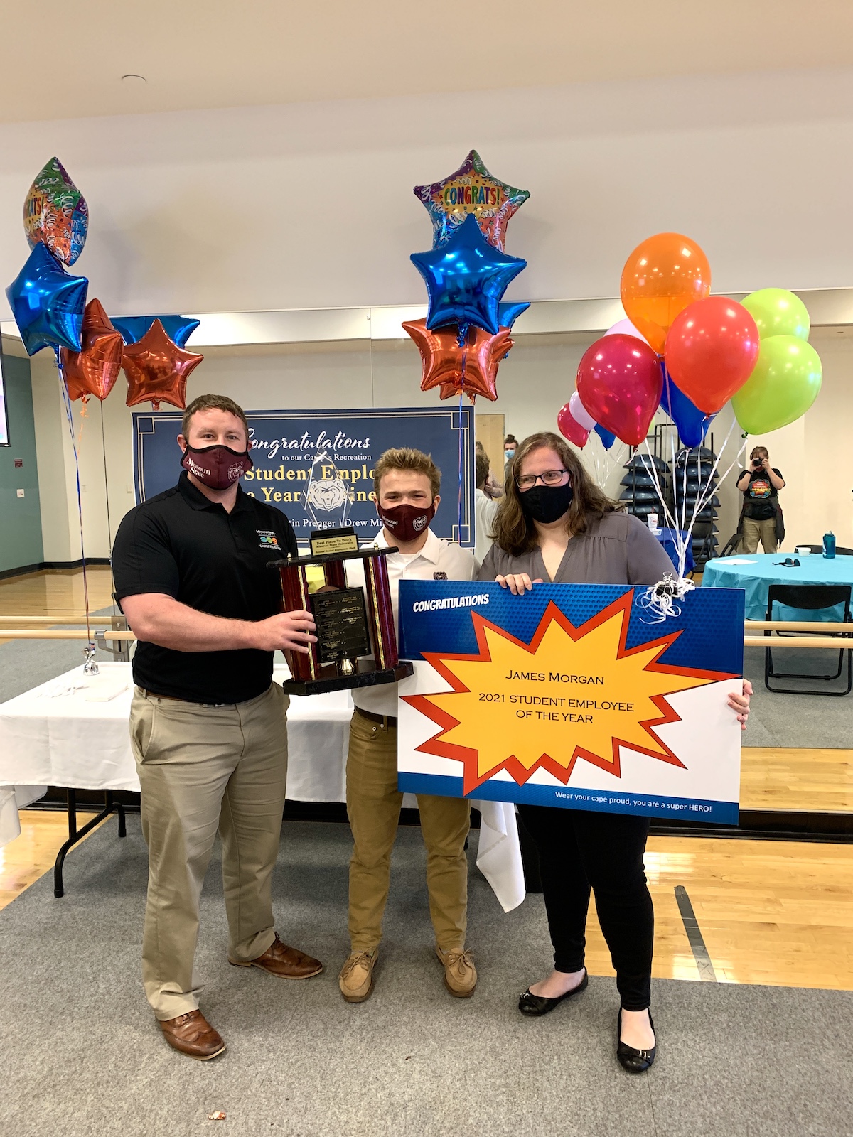 2021 Student Employee of the Year Jack Morgan