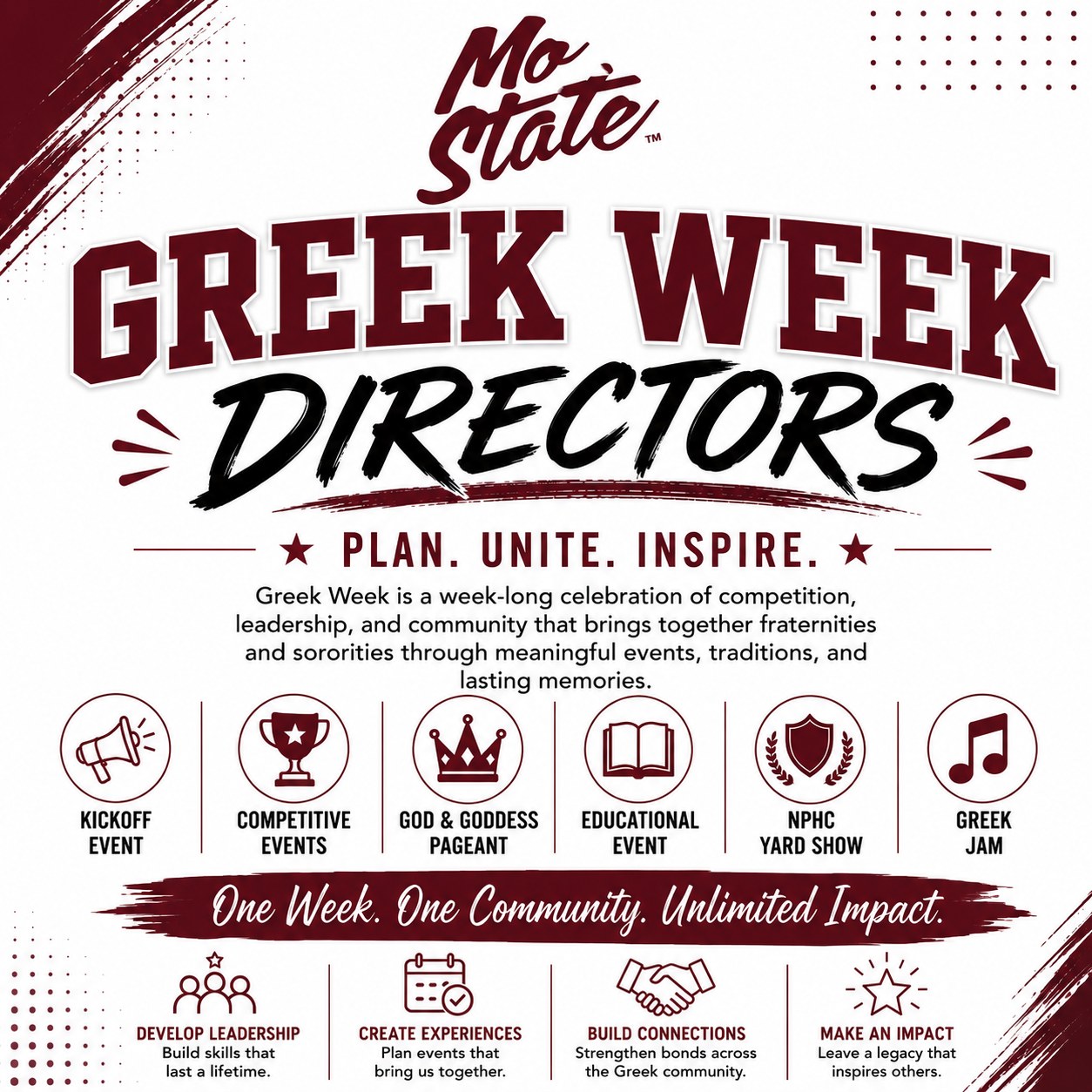 Greek Week Director Poster
