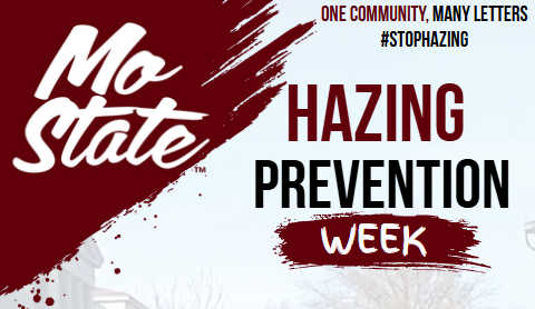 Hazing Prevention Week Graphic